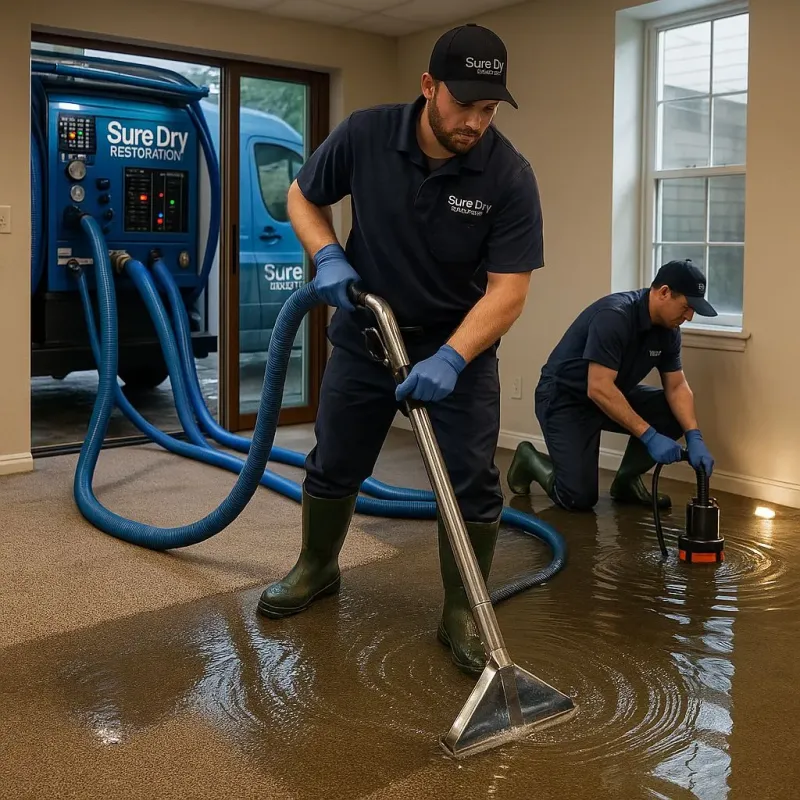 Water Extraction and Removal process in North Kingsville, OH